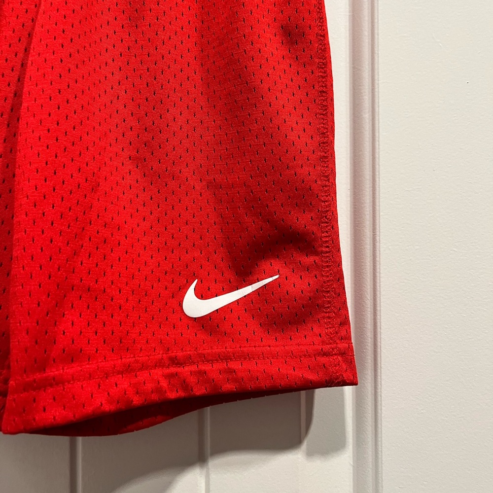 Nike Bright Red Sports Shorts - Picture 2 of 5